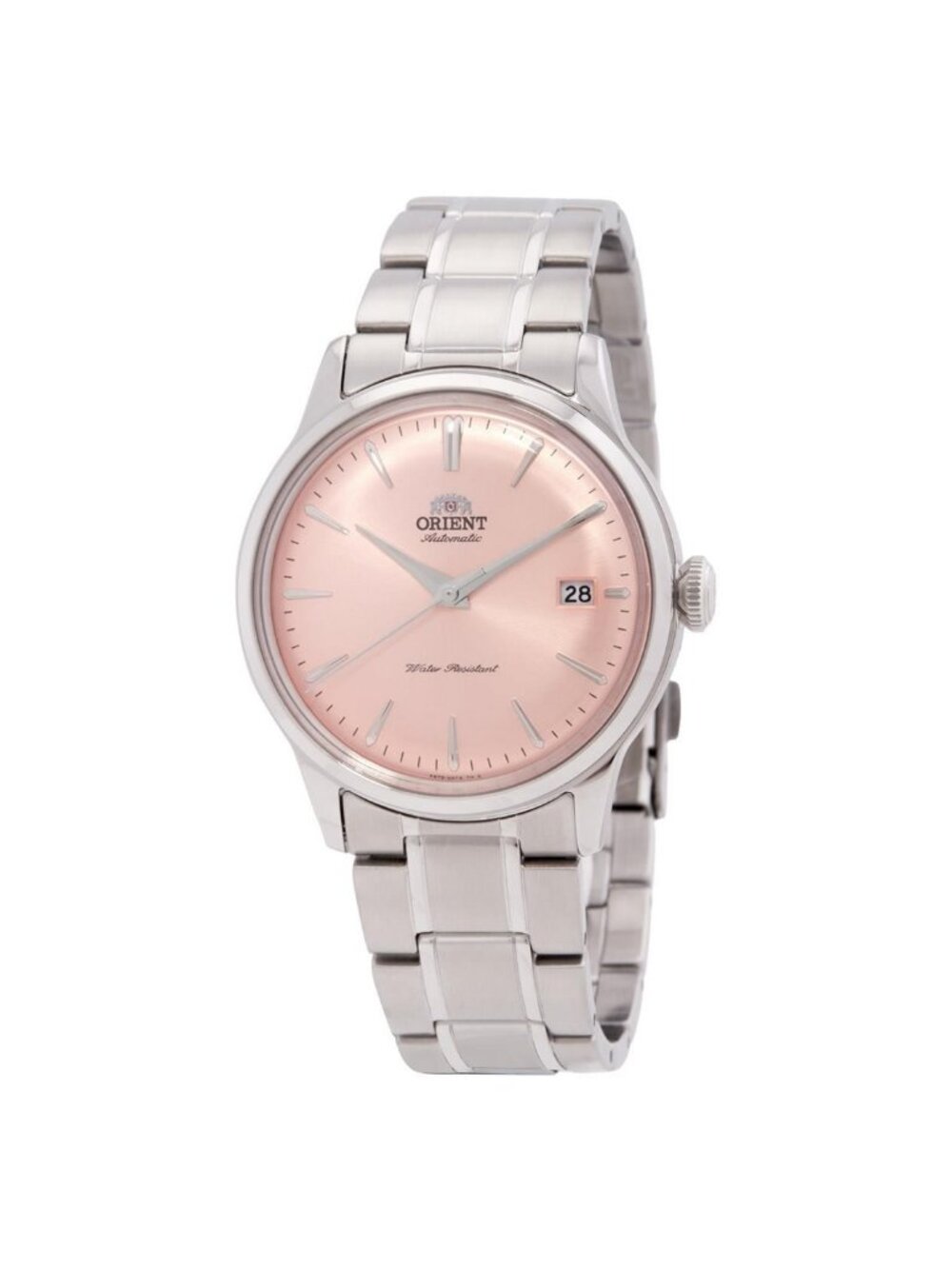 NWT Orient Bambino Automatic Pink Dial Watch